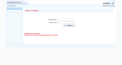 Desktop Screenshot of klant.linulex.com